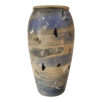 Signed ceramic vase