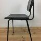 Airborne chair, Carolina Prefacto, 1950, metal and black skai