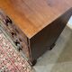 Victorian English commode from the 19th century in mahogany.
