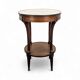 Louis XVI style mahogany bouillotte table or pedestal table
