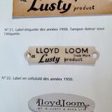 Lloyd loom bedside table
