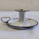 Cellar rat in old enamelled sheet metal