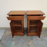 Louis-Philippe style bedside pair