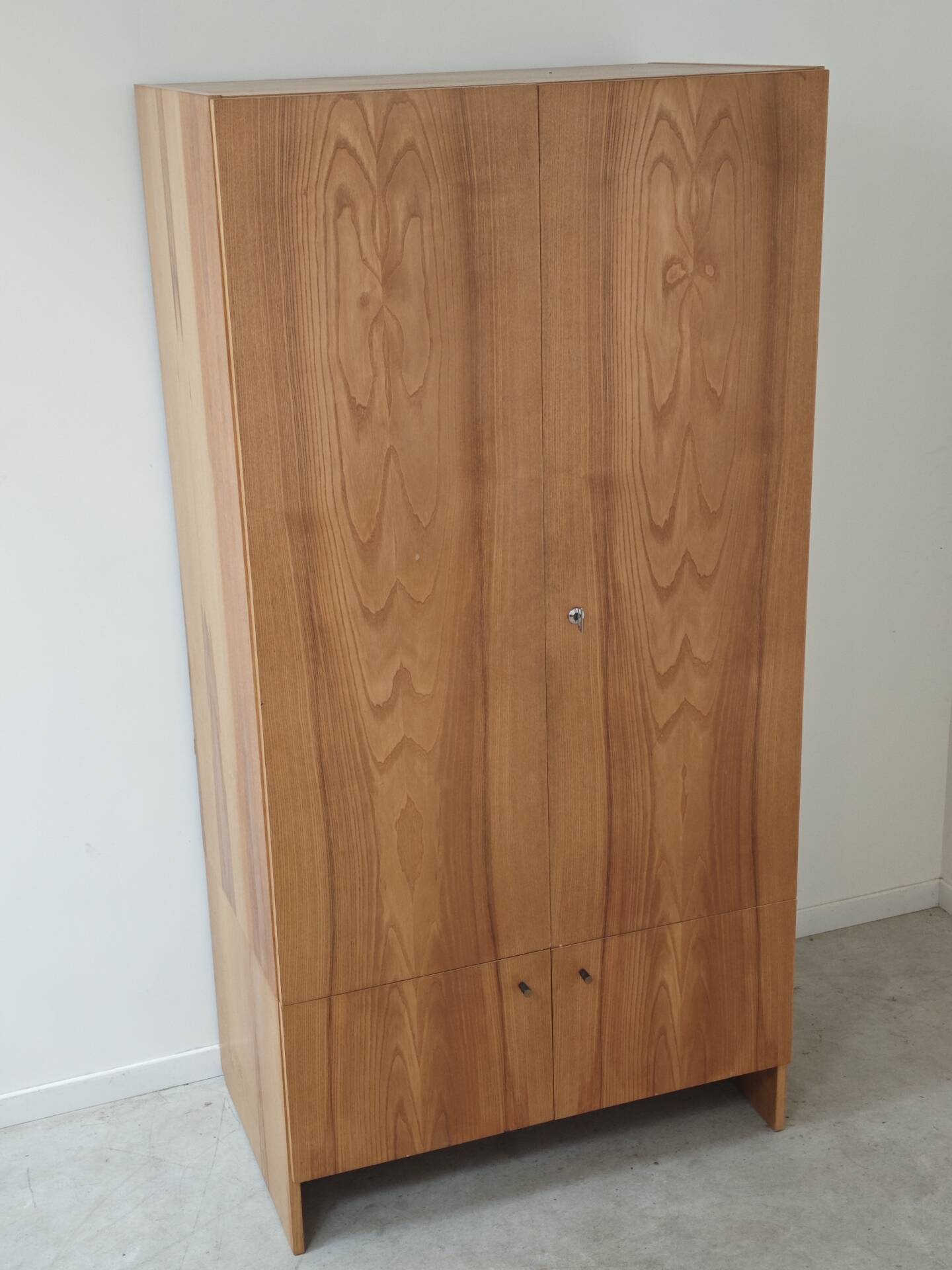 Large wooden wardrobe Drevotex 1970