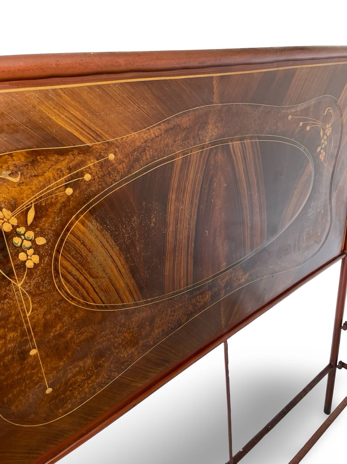 Cadre de lit Art déco italien une place et demie, 1925