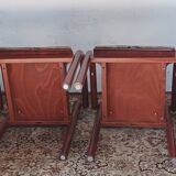 Suite de 4 chaises vintage 1960 Baumann