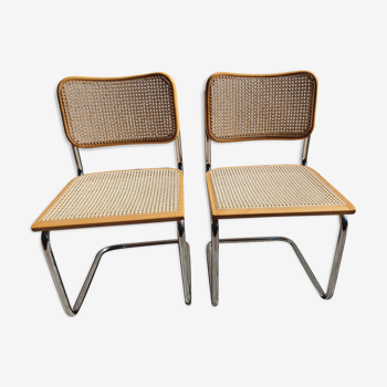 Pair of chairs B32 Breuer