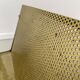 Perforated metal serving trolley in the Mathieu Matégot style