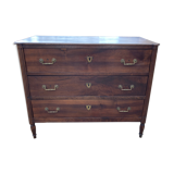 Louis XVI chest of drawers in walnut