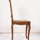 Series of 5 cane chairs, backs and seats, Louis XV style