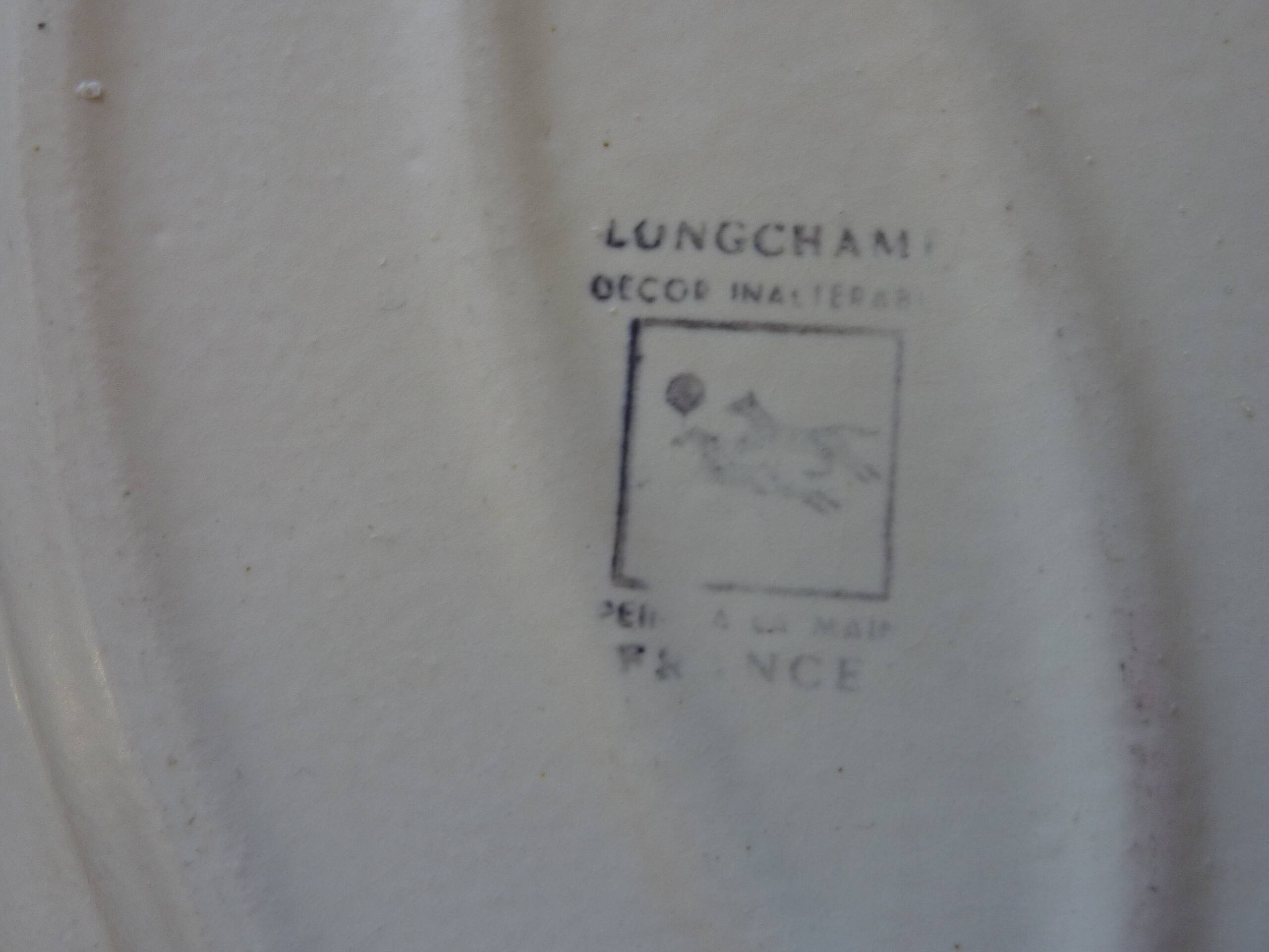 Ceramic service set Longchamp 70's