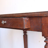 Small antique wooden desk – turned legs