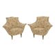 Pair of Manta Mid-Century Modern Italian Armchairs, 1950s