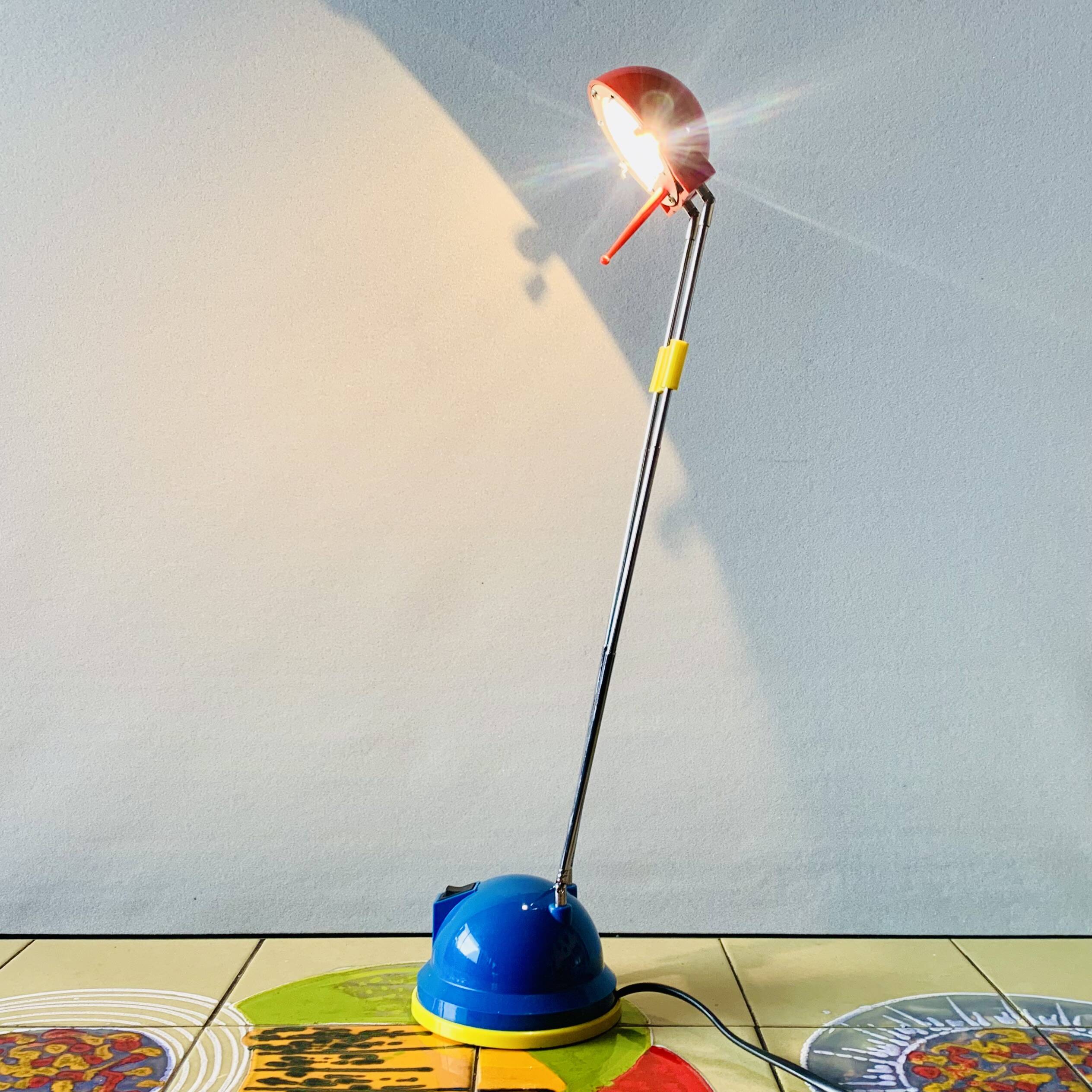 Vintage telescopic Memphis style desk lamp - Lihgt Force Limited