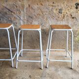 Vintage school industrial stool