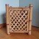 Cache pot large square bamboo