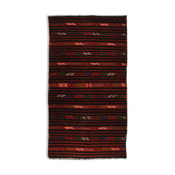 Anatolian handmade kilim rug 346 cm x 186 cm