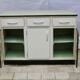 Low kitchen furniture formica ivory color