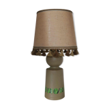 Lamp of the 7's years in ceramic