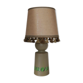 Lamp of the 7's years in ceramic