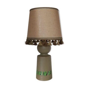 Lamp of the 7's years in ceramic