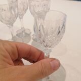 Lot de verres à pieds anciens