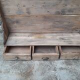 Rustic wall shelf