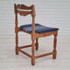 5 chairs in oak wood 1960