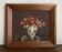 Nasturtiums, oil on canvas, modernist oak frame, 1930