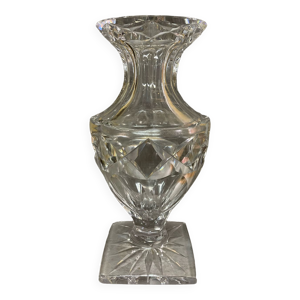 Vase balustre cristal - lorraine