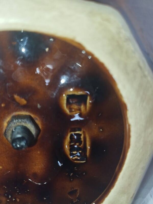 Vide-poche parapluie vintage Vallauris – Céramique – Années 60