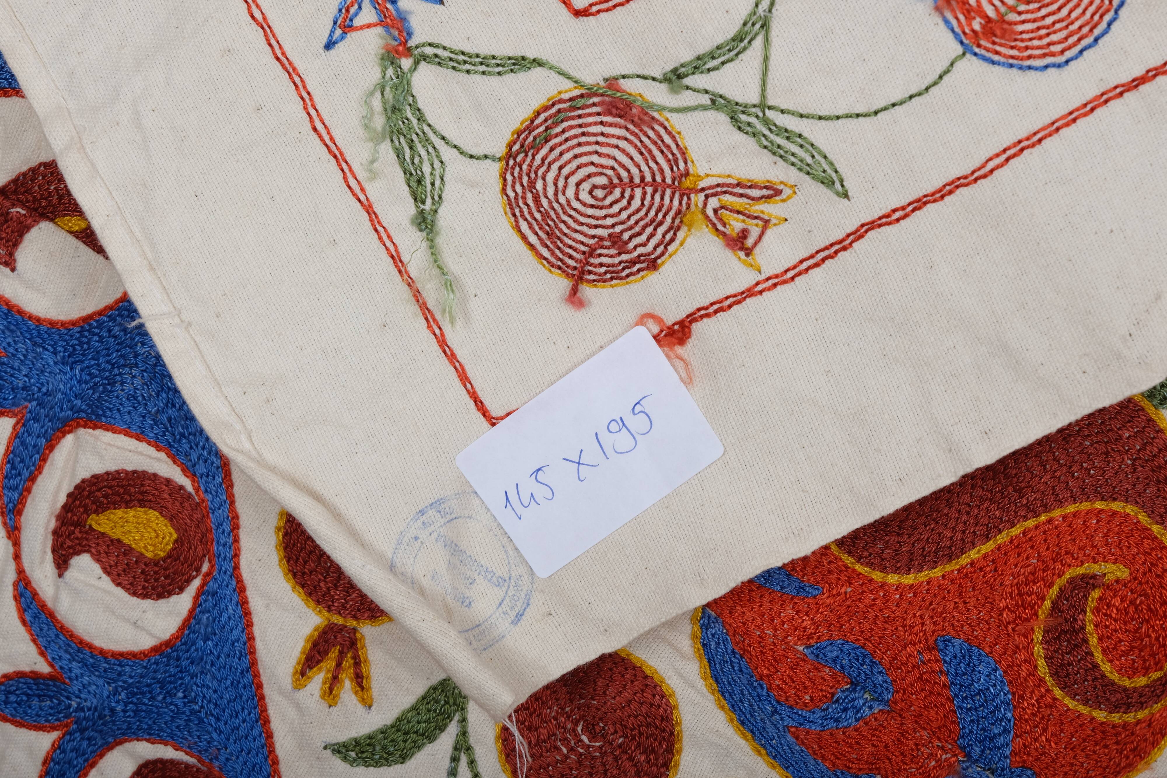Hand knotted rug, vintage Turkish rug 145x195 cm
