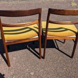 Pair of chairs by Henning Kjaernulf for Mobelfabrik