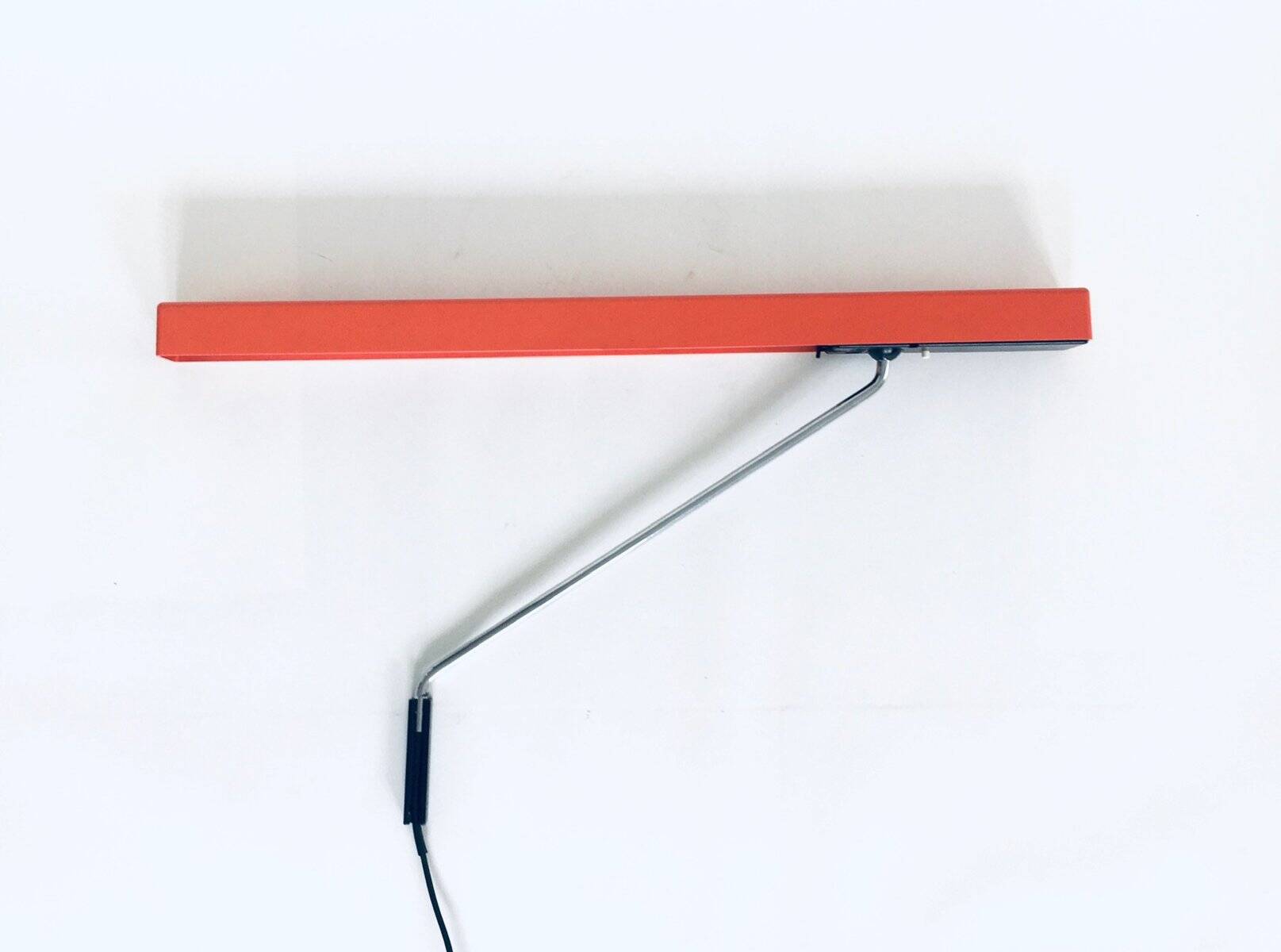 German design swing arm mounted desk lamp from AEG, 1970s