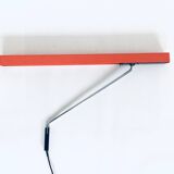 German design swing arm mounted desk lamp from AEG, 1970s