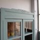Renovated antique display cabinet