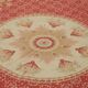 Handmade European Vintage Aubusson Kilim 270 cm x 373 cm