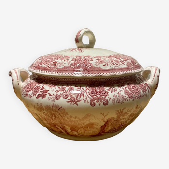 Villeroy and Boch soup tureen, Burgenland model, red