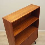 Bibliothèque en teck, design danois, années 1970, production : Danemark