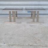 Pair of space age side tables