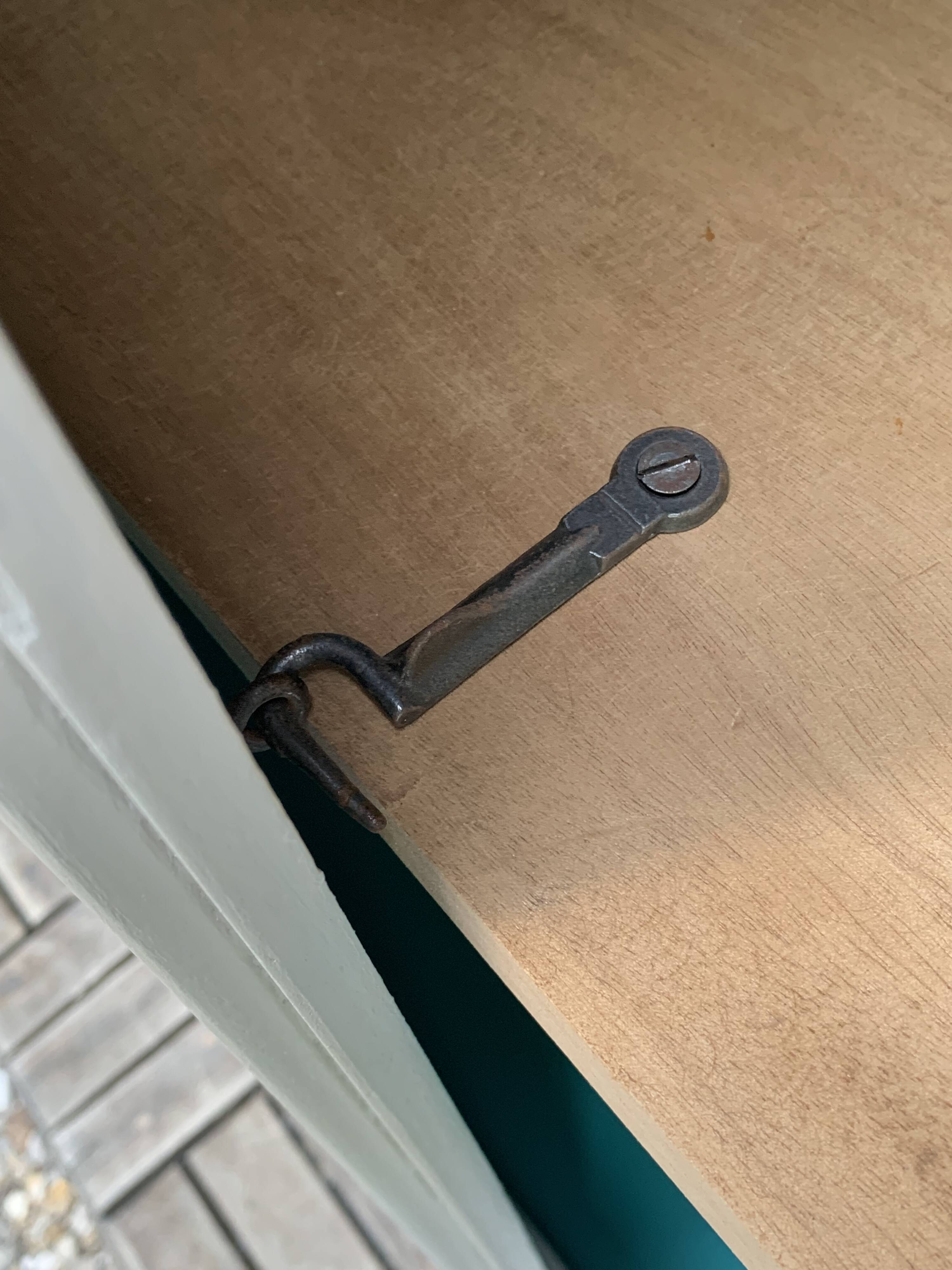 Antique Parisian paneled wardrobe, 1940