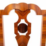 Round table with chairs in art deco style, poland, 1940s.