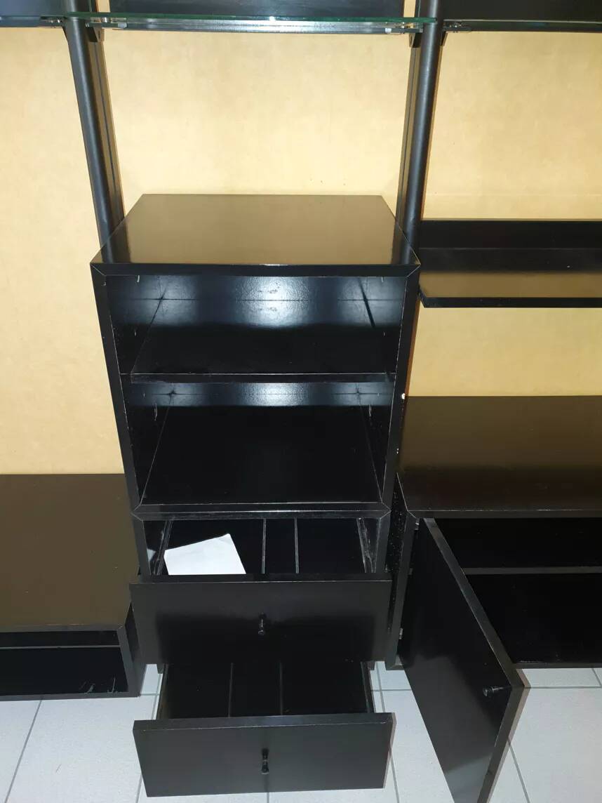 4m46 modular library for Ligne Roset, France, 1980s