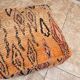 Handmade Berber Kilim pouf, floor cushion