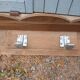 Large antique wall coat rack