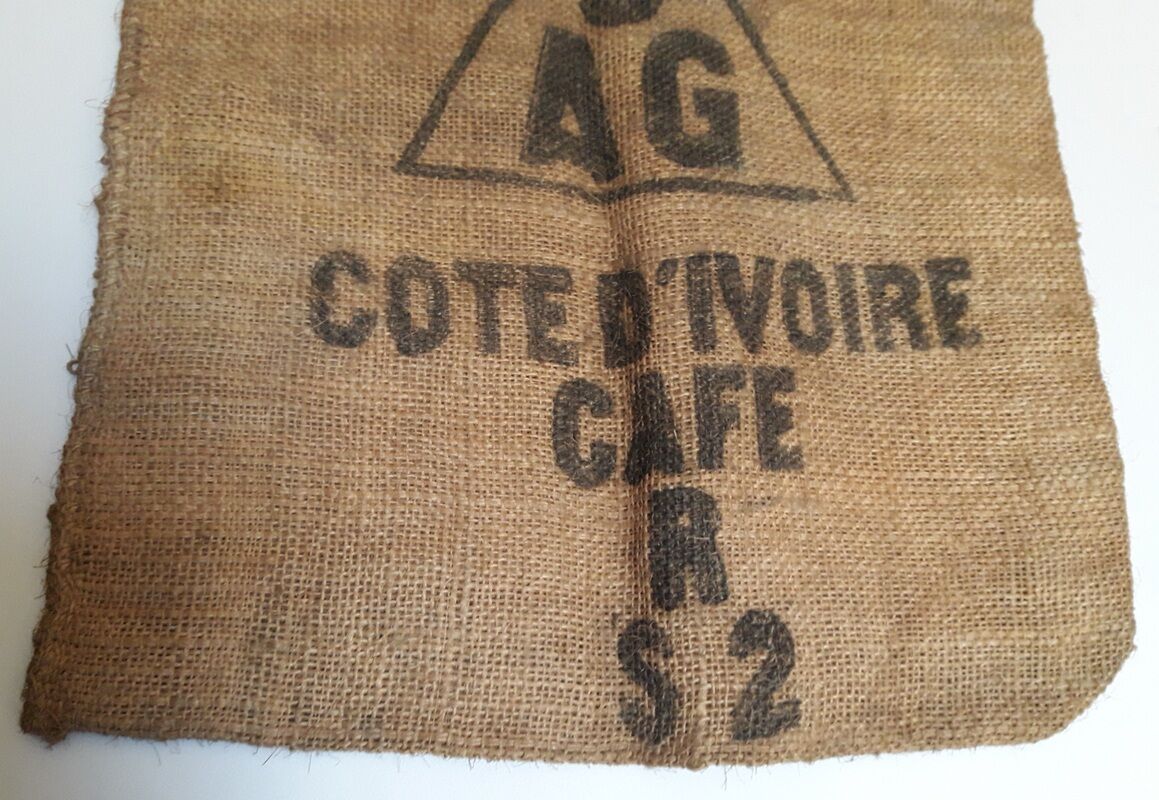 Bag 95x57cm coffee Ivory Coast jute
