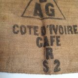 Bag 95x57cm coffee Ivory Coast jute