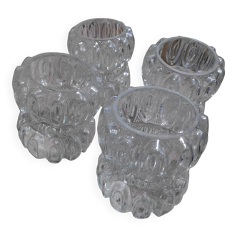 Set of 4 glass globes (L-0208)