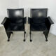 Lot 4 old armchairs "Korium" by Tito Agnoli for Matteo Grassi 1980