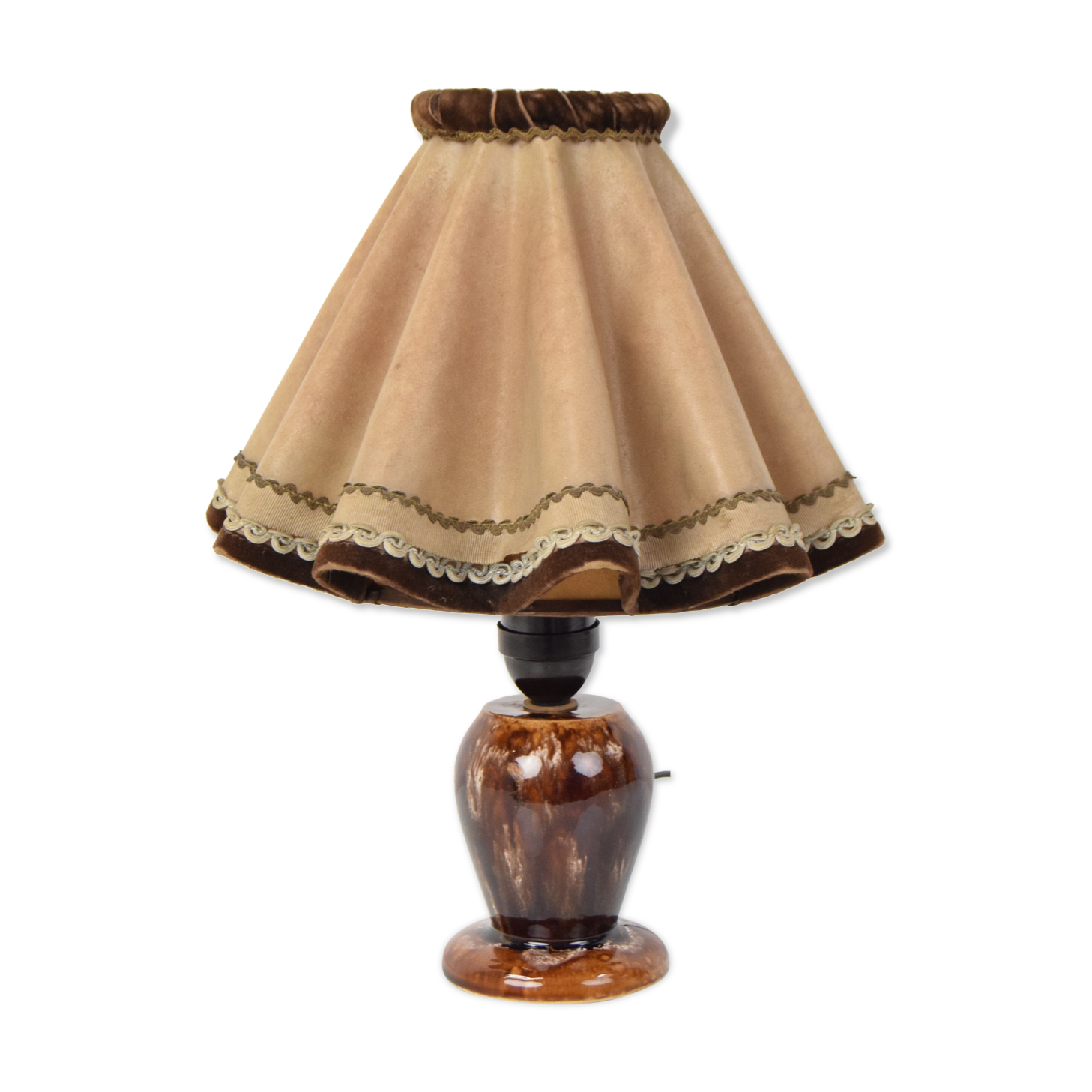 Art deco table ceramic lamp, 1930´s